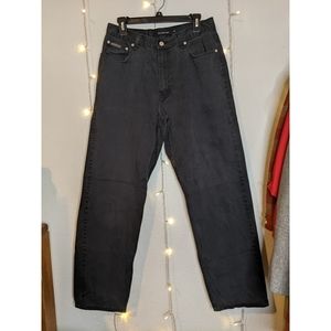 Black Calvin Klein High-Waisted Mom Jeans